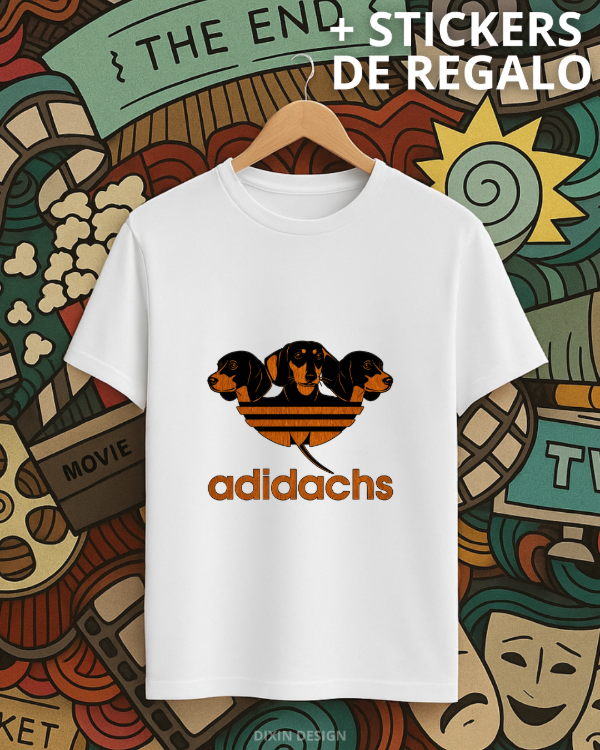Producto - Remera Perro Salchicha + Salchi Stickers de Regalo