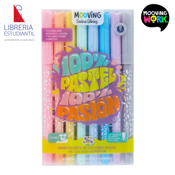 Producto - Mooving - Marcadores PASTEL