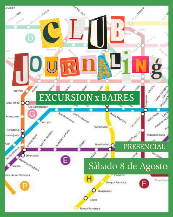 Producto - CLUB DE JOURNALING: Sábado 08 de Agosto