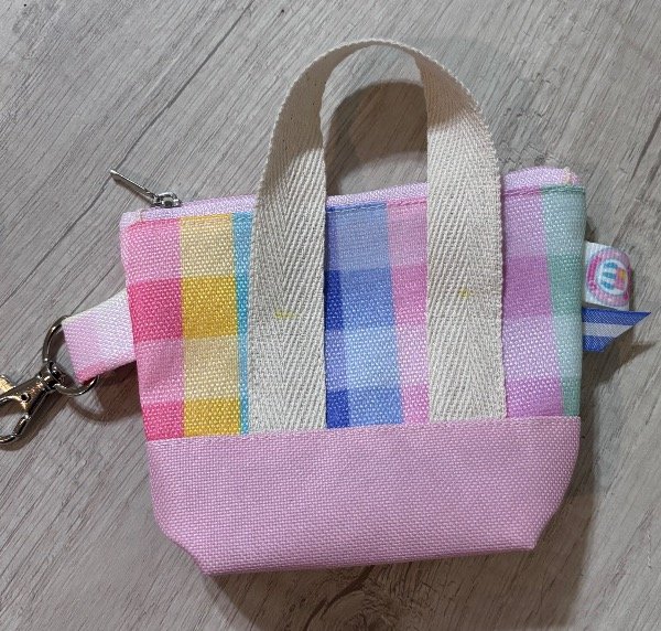 Producto - Mini Bolsito cuadrille pastel