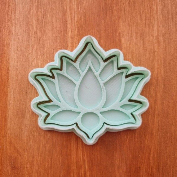 Producto - Cortante + stamp Princesas FLOR DE LOTO