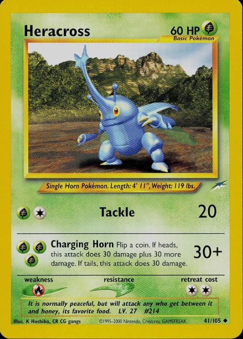 Producto - Heracross 41/105 Neo Destiny Unlimited