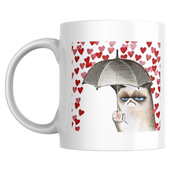 Producto - Taza - Gato mala onda anti amor