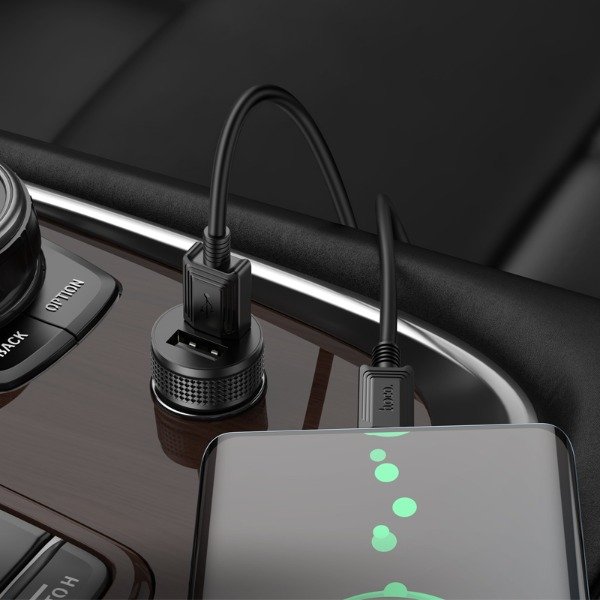 Producto - HOCO- Z49 Cargador Auto Dual Port - 4