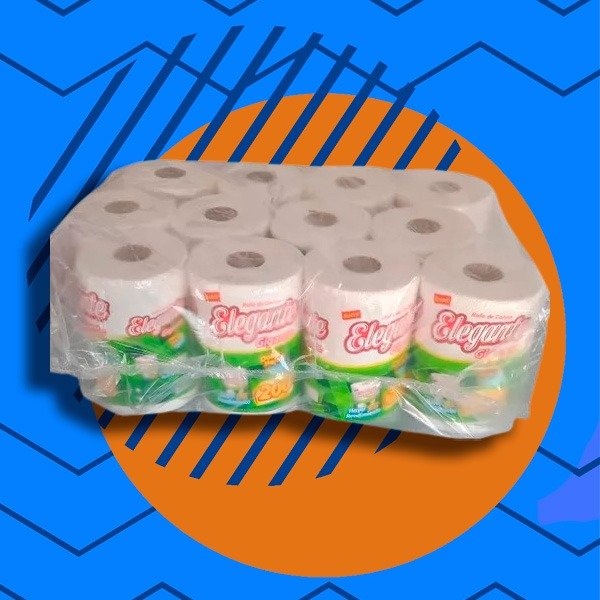 Producto - ROLLO COCINA ELEGANTE 12 ROLLOS X 200 PAÑOS