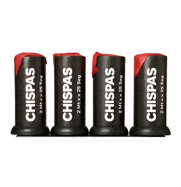 Producto - Chispa Fria por 4 unidades con mecha 2mts.  20 seg.