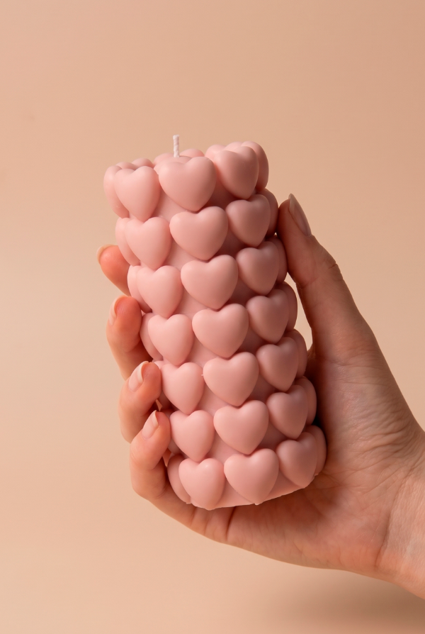 Producto - VELA PILLAR CORAZONES - 0