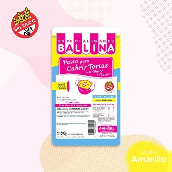 Producto - PASTA PARA CURIR TORTAS  AMARILLO