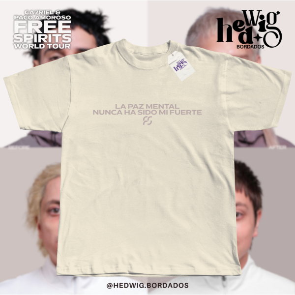 Remera La Paz Mental Ca7riel y Paco — imagen 3