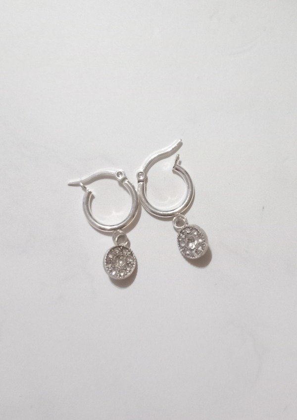 Producto - Argollas punto de luz strass