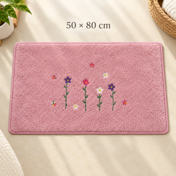 Producto - ALFOMBRA PIE DE CAMA FELPUDO GRUESA DE LANA 50X80CM - 7