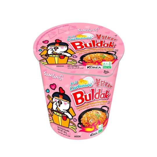 Producto - Ramen BULDAK CARBONARA Hot Spicy Chicken Cup (80g)