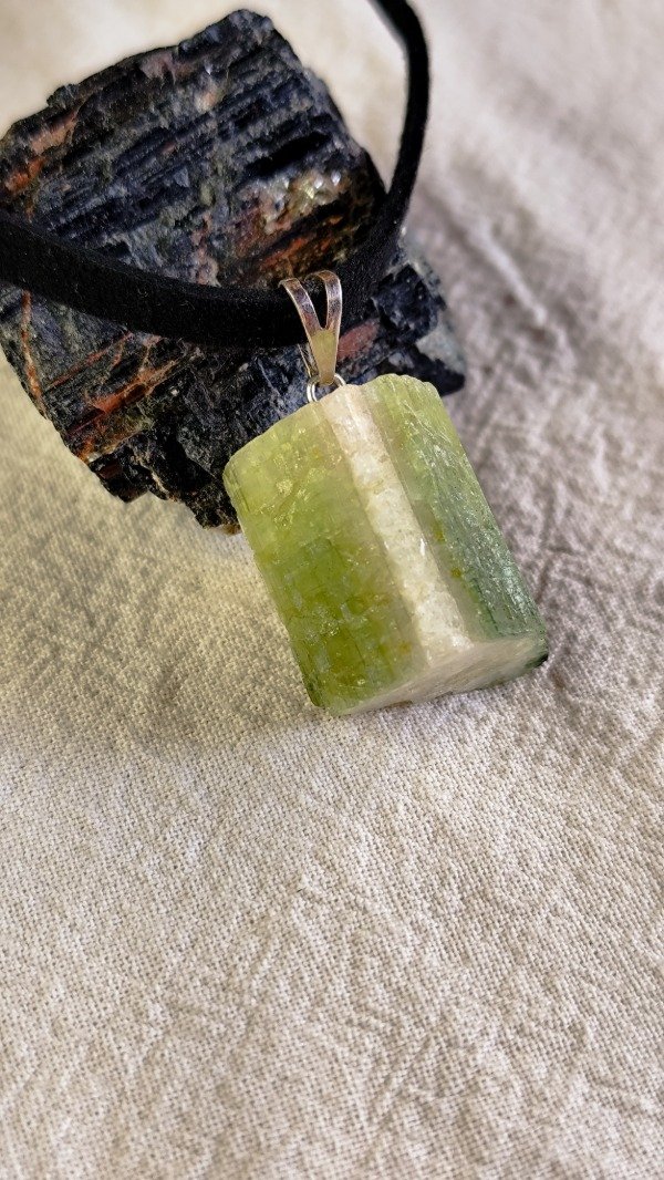 Producto - COLLAR TURMALINA SANDÍA - Corazón radiante