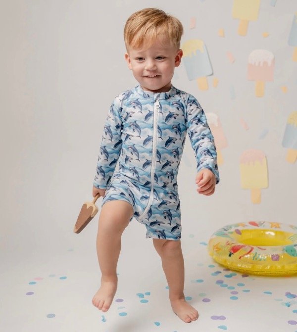 Producto - Traje de baño estampa MAR talles hasta 4 años