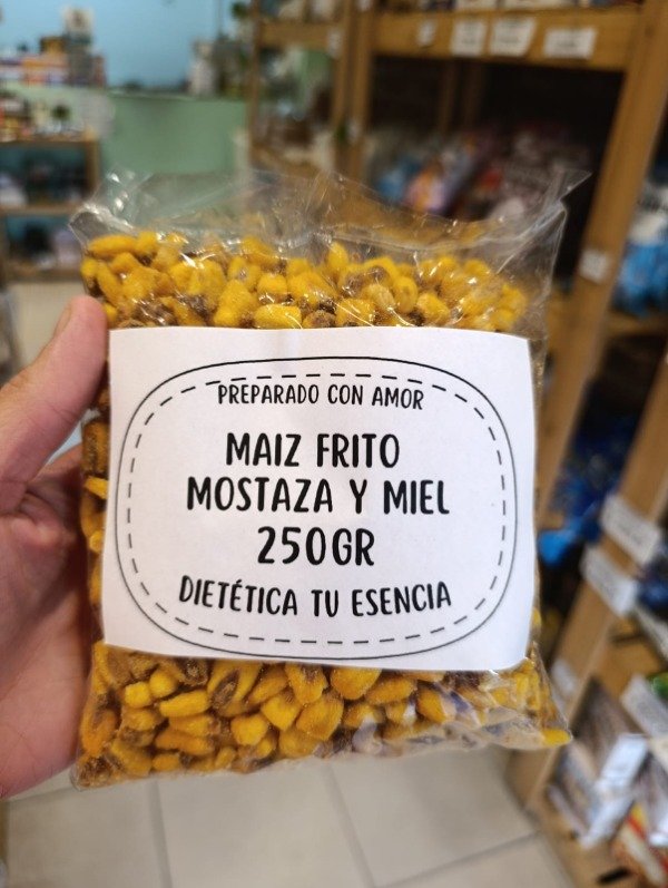 Producto - Maiz frito sabor mostaza y miel 250gr