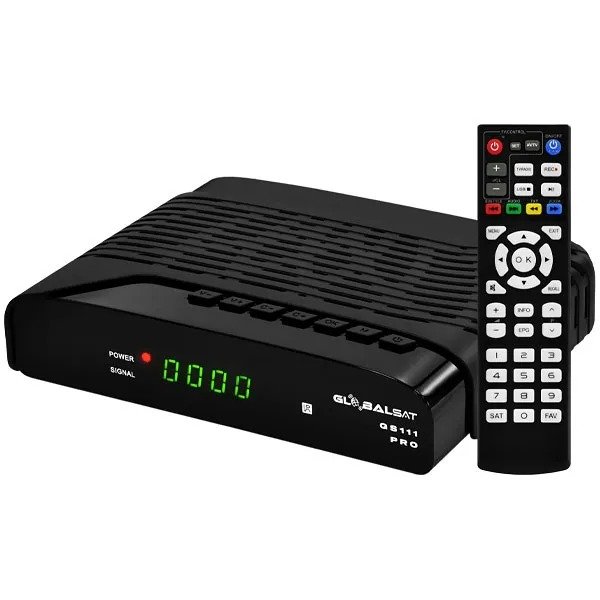 Producto - Globalsat Receptor Fta Globalsat Gs111 Pro Full Hd Con Negro