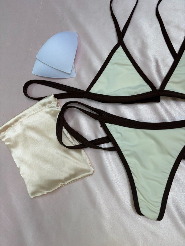 Producto - Bikini Marfil con Chocolate - 6