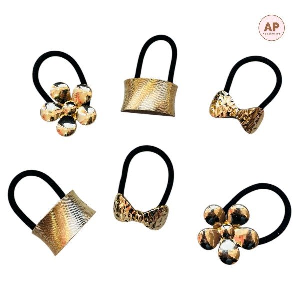 Producto - COLITAS LISAS CON APLIQUE METAL - AC2648