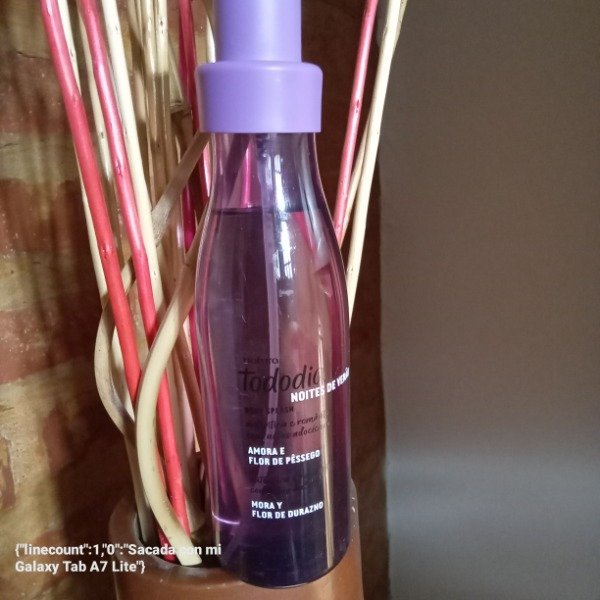 Producto - Body Splash Mora y Flor de Durazno