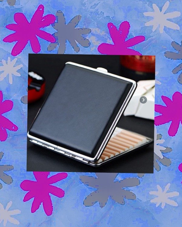 Producto - Cigarrera Ophone de cuero Negro