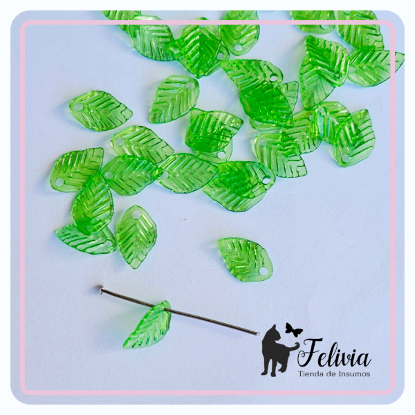 Producto - Hojitas plásticas x 10gr. (130u aprox)
