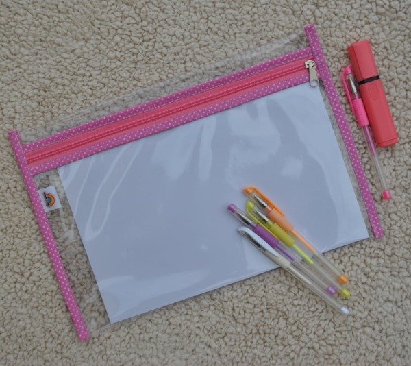 Producto - Sobre Cristal A4 Lunares Rosa