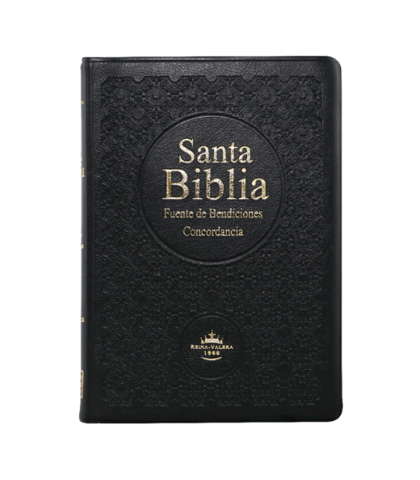 Producto - BIBLIA RVR MEDIANA TAPA VNÍLICA NEGRO