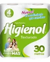 Producto - papel higiénico higienol texturado 4x 30 m (12)