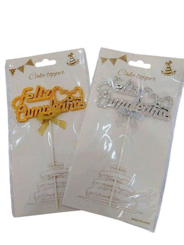 Producto - PINCHE CAKE TOPPERFC METALIZ CORAZON XUD