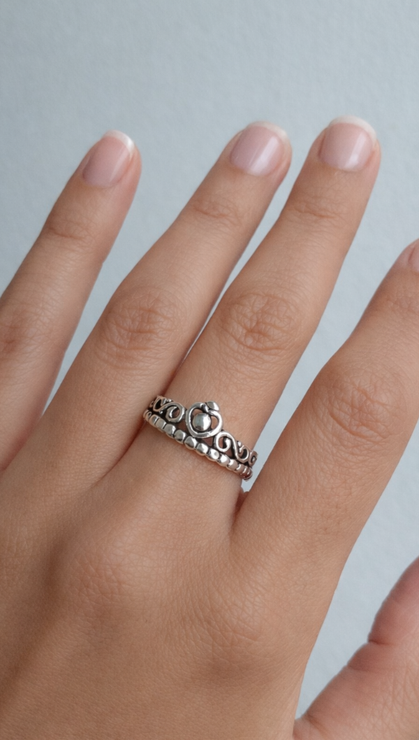 Producto - Anillo de Plata Corona Gruesa