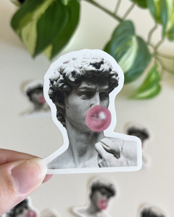 Producto - Sticker Blanco UV - David Chicle