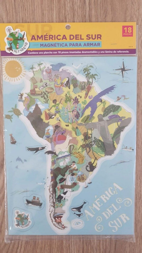Producto - Mapa imantado América del Sur