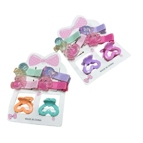 Producto - SET HEBILLA Y BROCHE INFANTIL PAK X12
