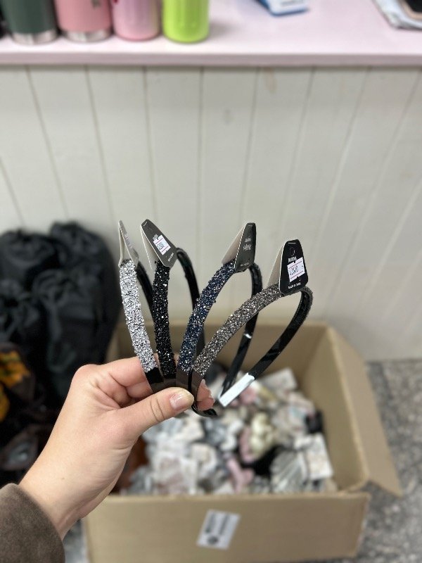 Producto - Vinchas de brillos plastico