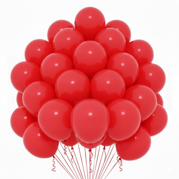 Producto - 25 Globos Perlados Rojo 12 Pulgadas