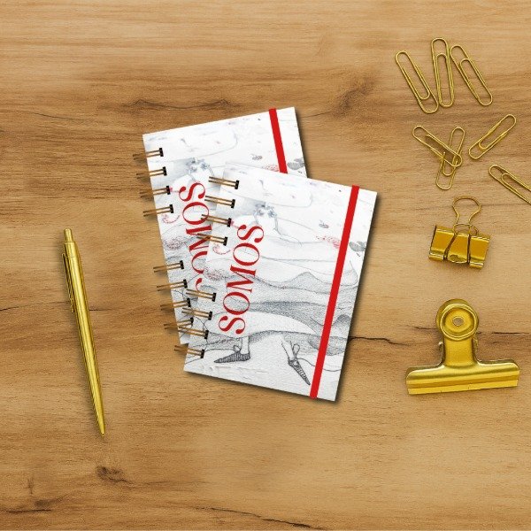 Producto - Anotador "ESOS PASOS", colección Ilustrada Inés