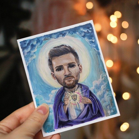 Producto - Estampita Messi - 0
