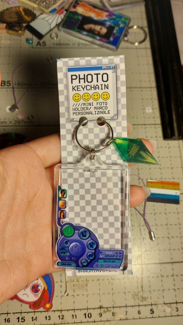 Producto - THE SIMS 2 PHOTOKEYCHAN - LLAVERO PERSONALIZABLE
