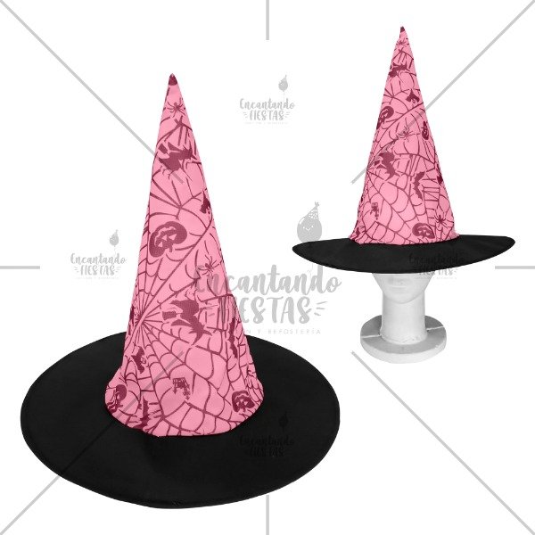 Producto - Gorro Bruja Estampado Halloween x 1u 35 cm