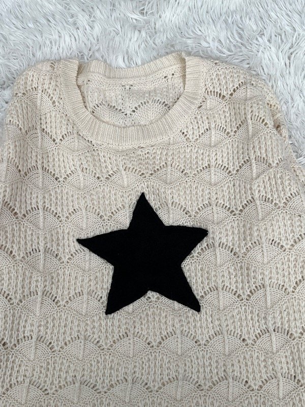 Producto - Suéter calado star talle M - 3