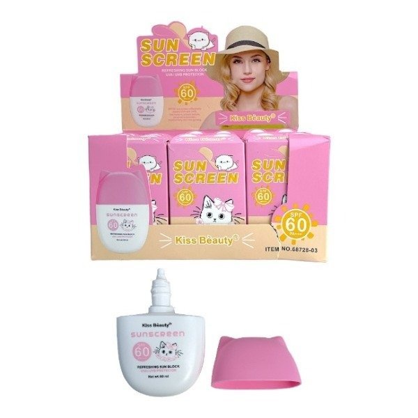 Producto - Protector solar SPF60 PA+++ Gatito - Kiss Beauty - 3