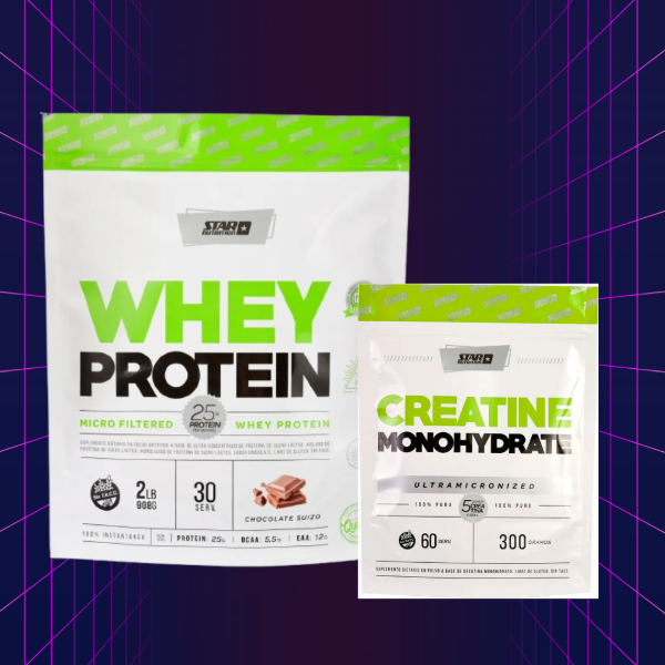 Producto - COMBO STAR DOYPACK PROTEIN 1KG + CREATINA 300G