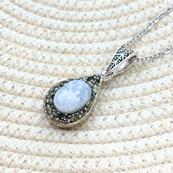 Producto - Collar pirita con adularia