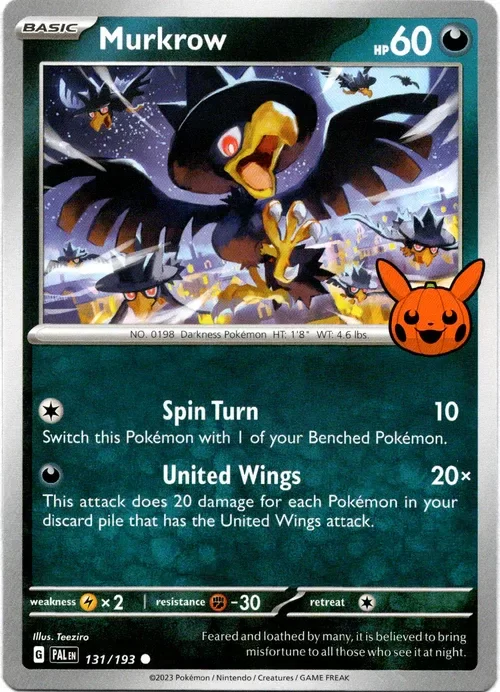Producto - Murkrow - 131/193 - Trick or Trade BOOster Bundle 2023