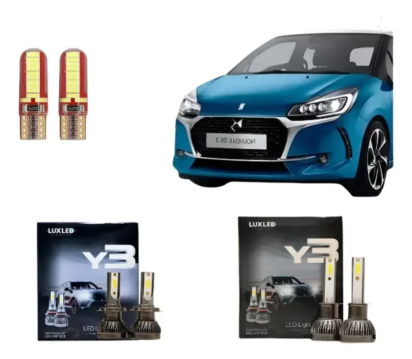 Producto - Kit Cree Led Y3 Luz Baja Y Alta Citroen Ds3