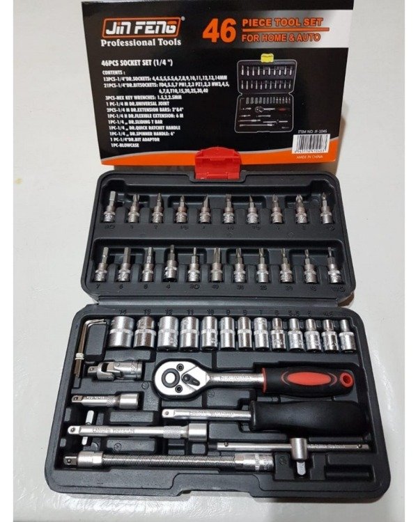 Producto - SET DE TUBOS 46 PIEZAS (MODELO NEGRO)
