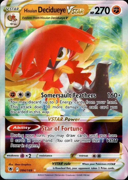 Producto - Hisuian Decidueye VSTAR - 084/189 - Astral Radiance