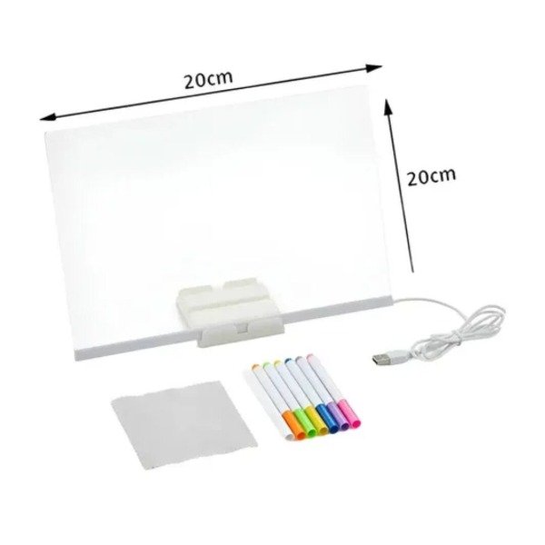 Producto - Pizarra Luminosa con crayones de Neon 20x30 - 4