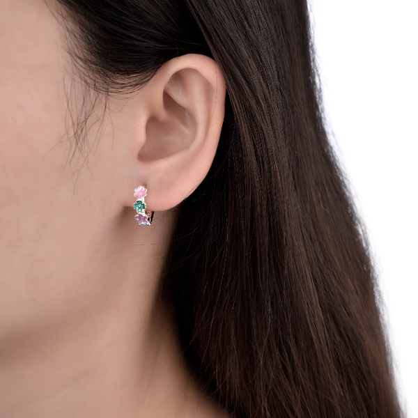 Producto - Argollas de Flores 14 Milímetros