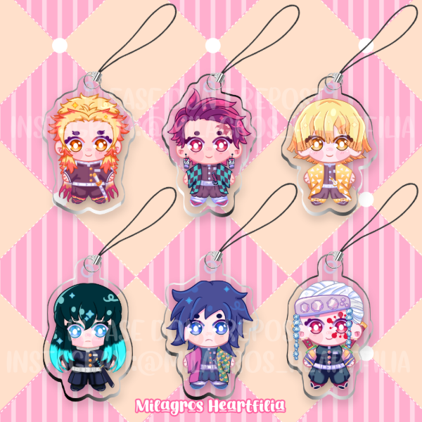 Producto - Phonecharms - Kimetsu no Yaiba Tanda 1